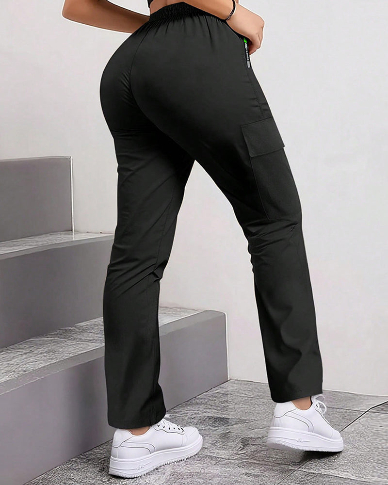 Loose Large-Pocket Casual Work Pants