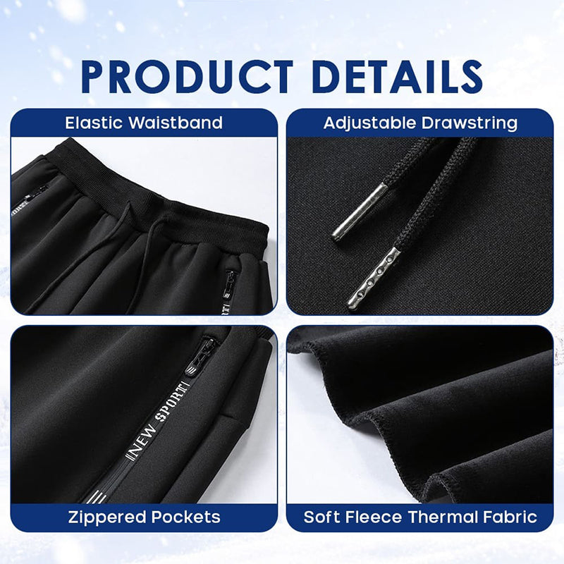 Thermal Fleece Lined Casual Active Pants