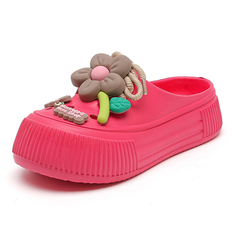 🌴Women’s Breathable Slippers with Flower Decoration