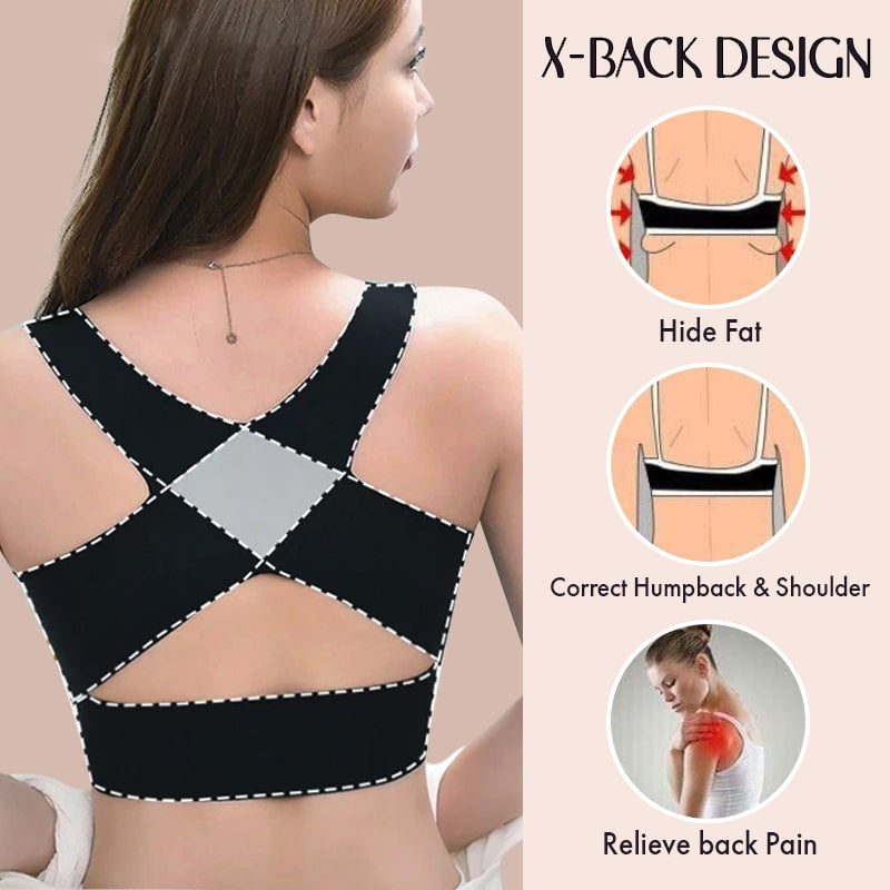 Push up Back Support Seamless Bra