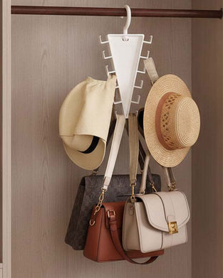 Rotating V-Shaped Accessory Hanger