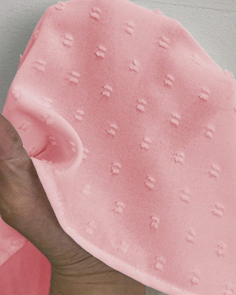 One-Shoulder Lace 3d Flower Blouse