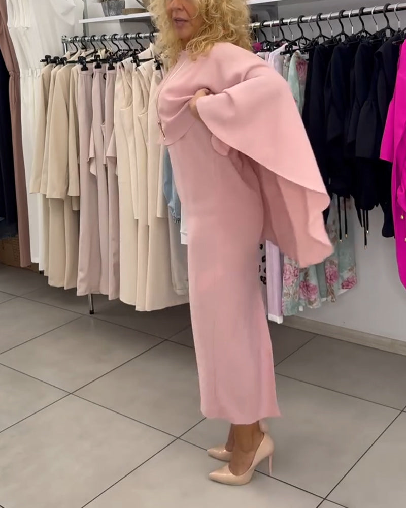 Fashionable Round Neck Elegant Dress