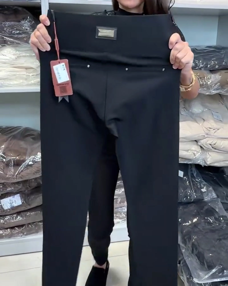 Stylish Drawstring Elastic Waist Pants