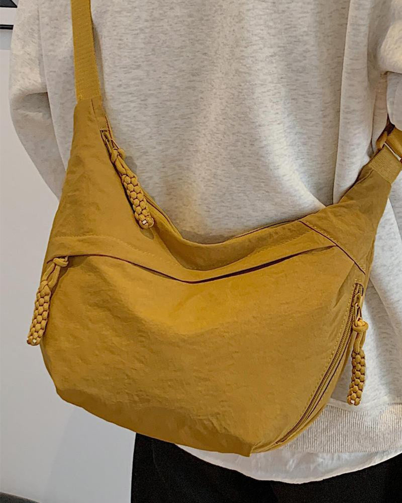 Nylon Dumpling Crossbody Bag