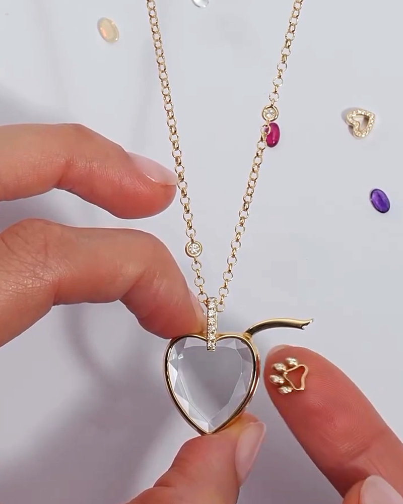 Personalized Photo Box Pendant And Necklace