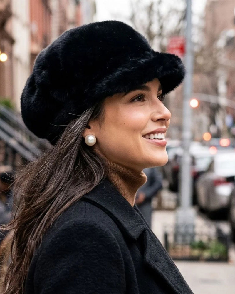 Faux Fur Cloud Hat