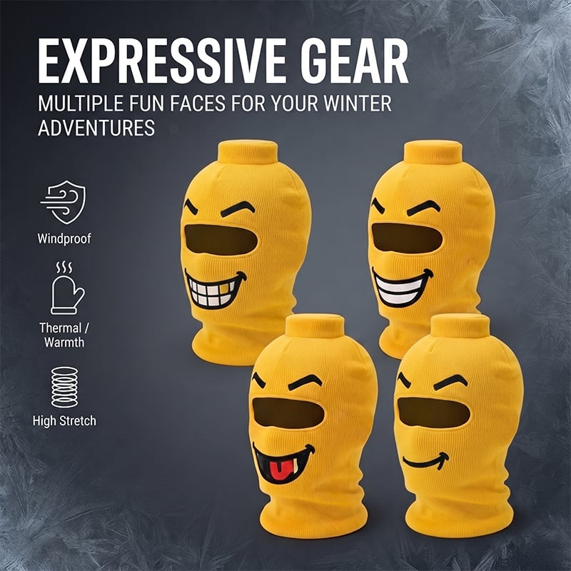 Funny ski headgear