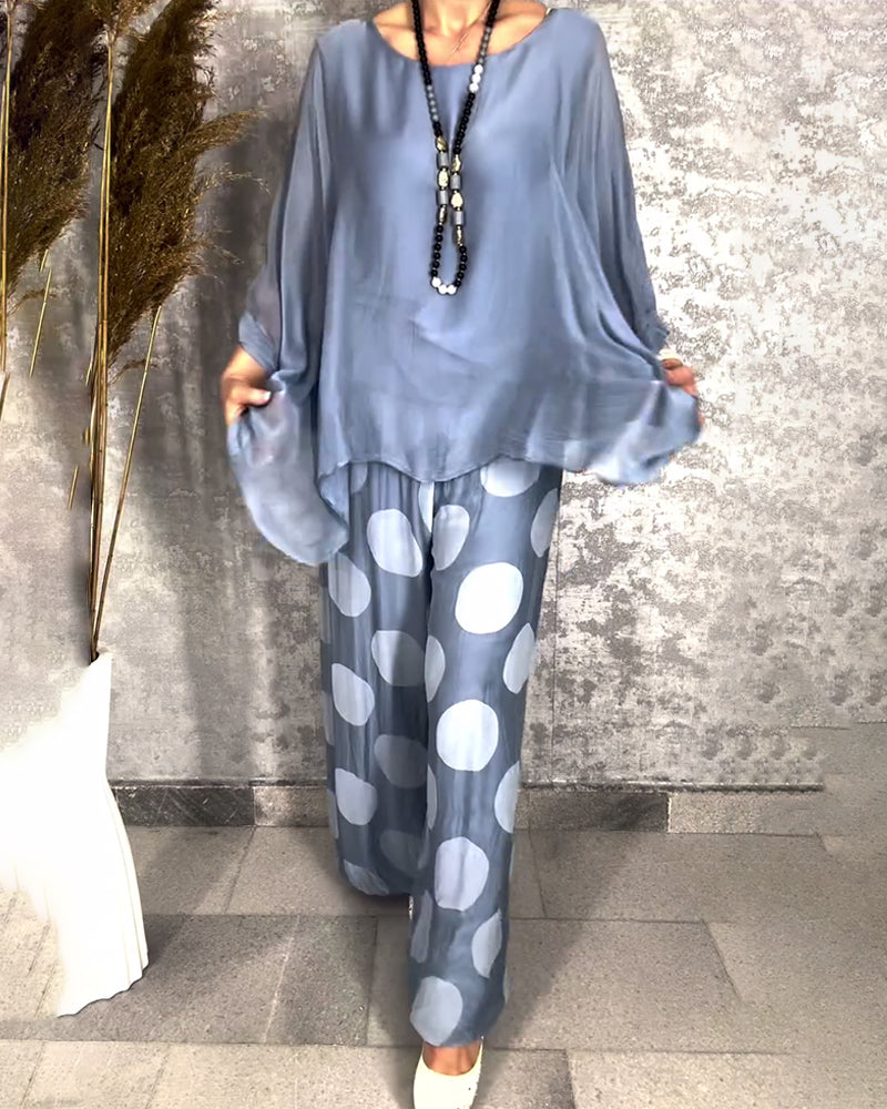 Temperament Casual Style Two-Piece Set