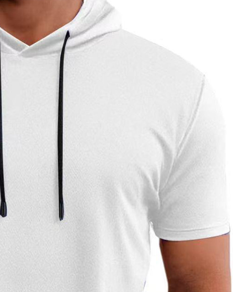 Hooded Quick Dry Short Sleeve T-Shirt