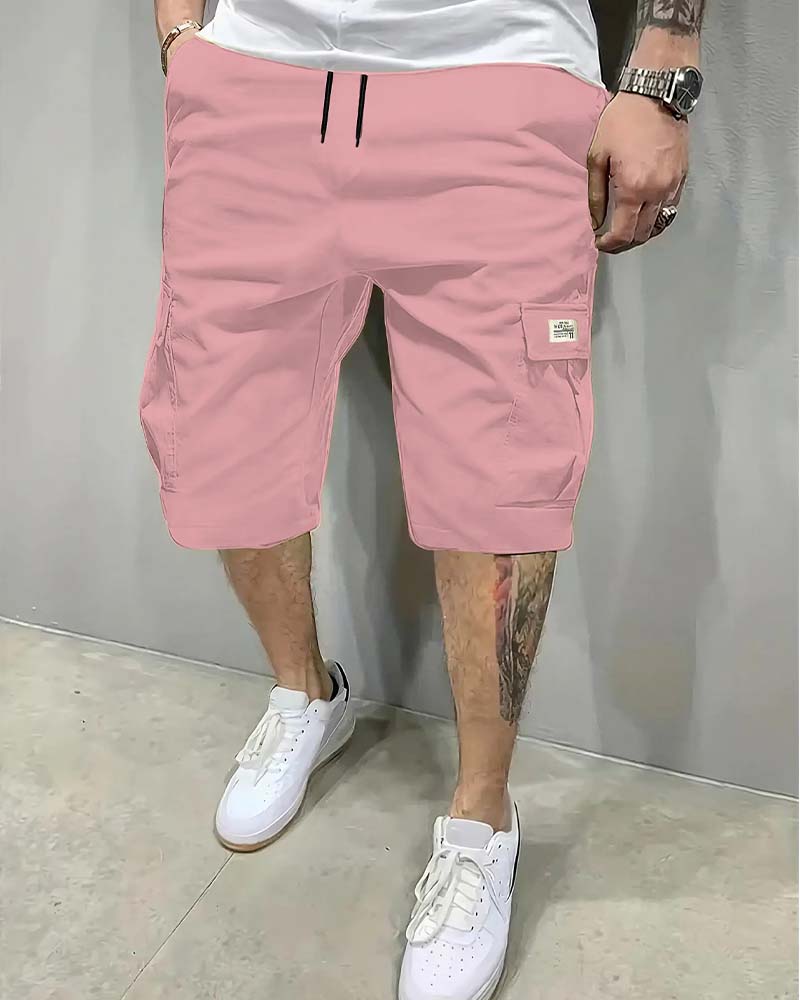 Men's Mid Waist Drawstring Shorts