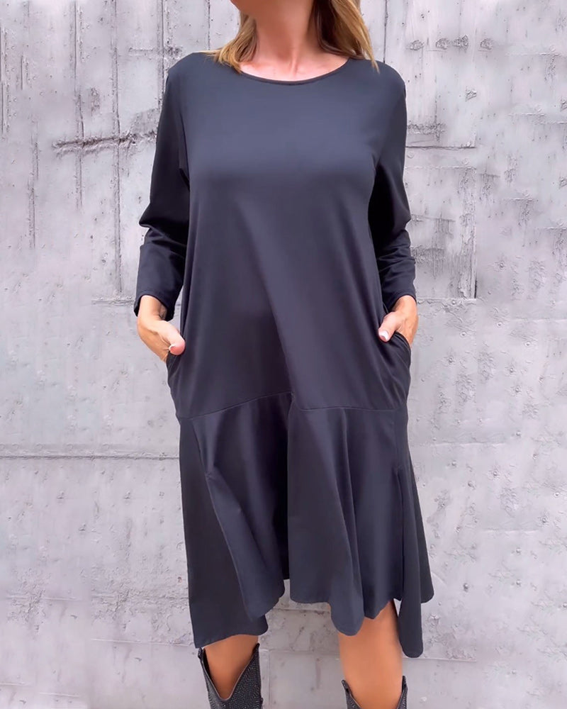 Loose Pocket Dress