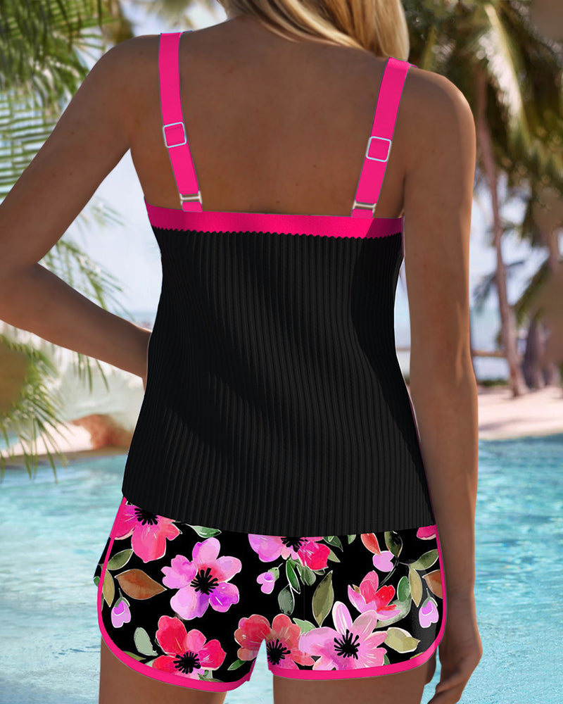 Aumora  Beach Pants Two-Piece Tankini