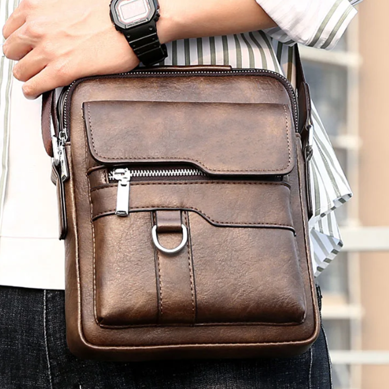 Crossbody Bag Men's Shoulder Bag Vintage