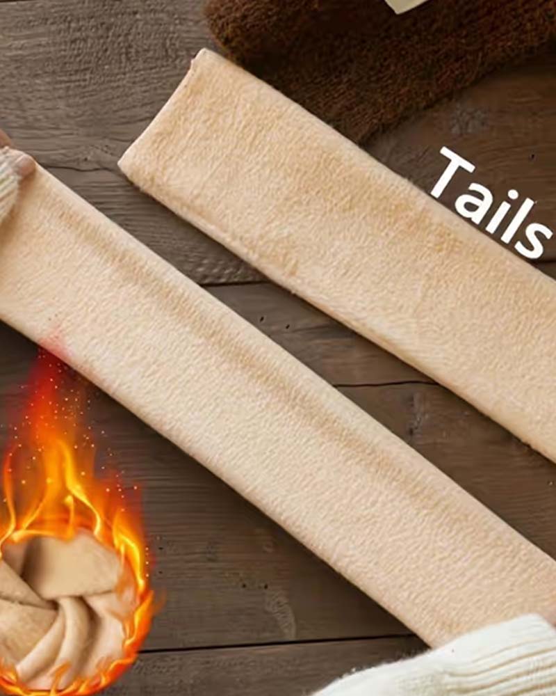 Winter soft plush floor socks