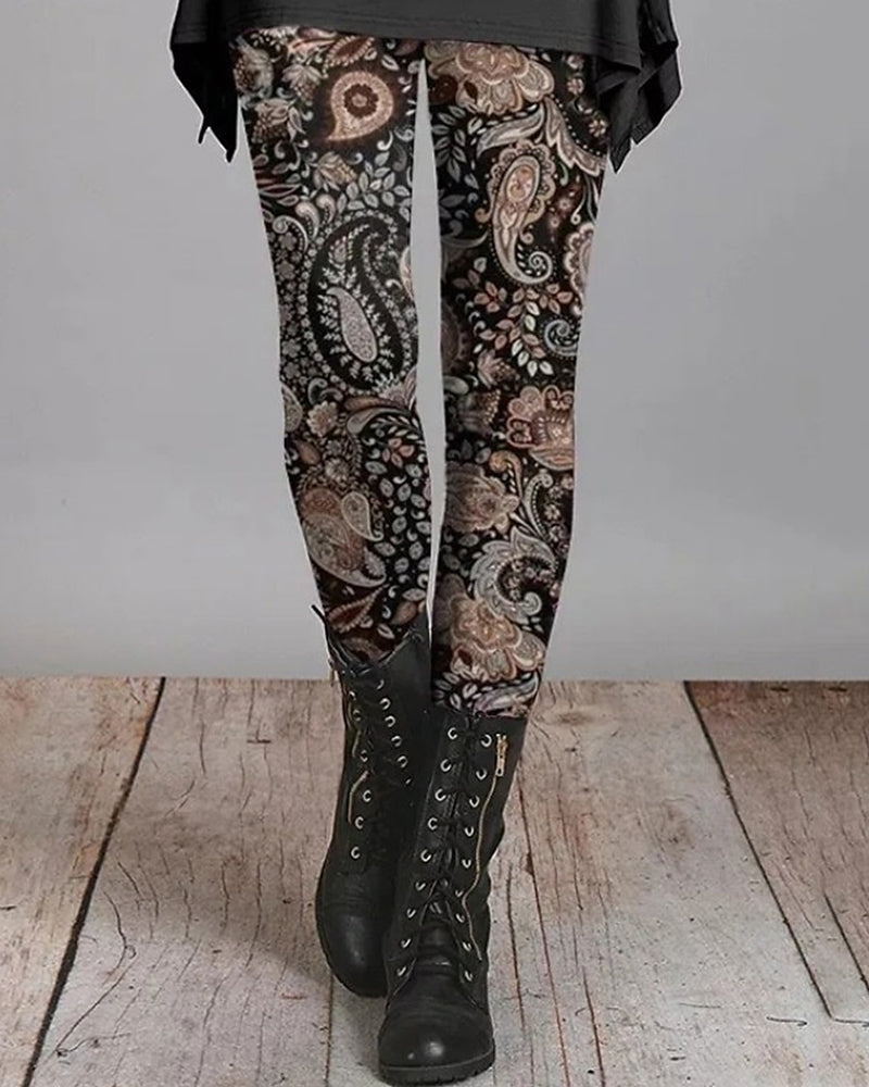 Retro Ethnic Style Leggings