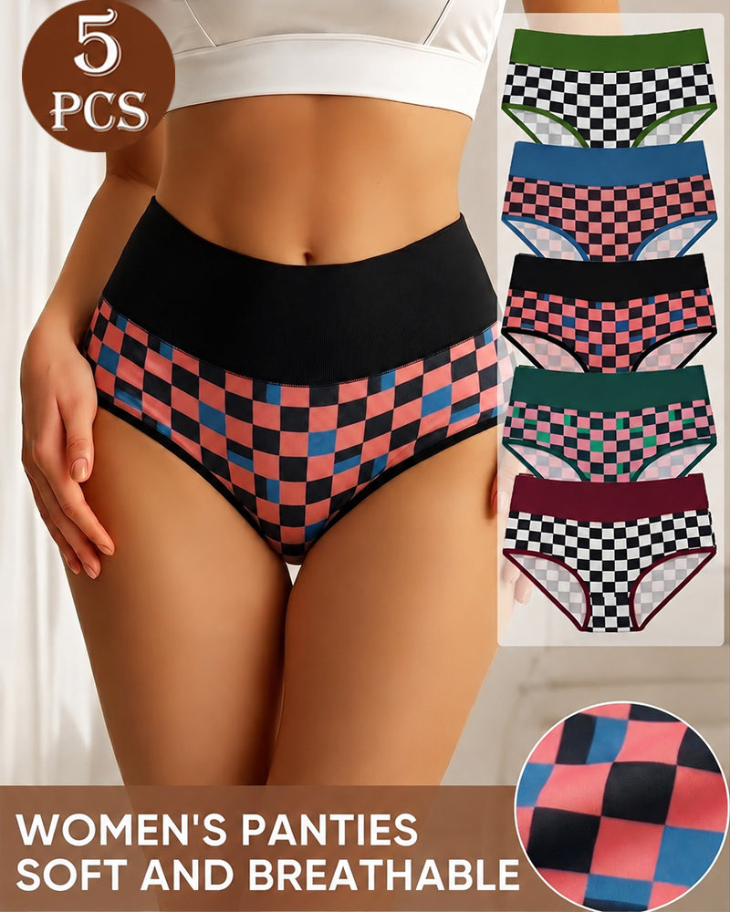 5-Pack Seamless High-Waist Briefs Set