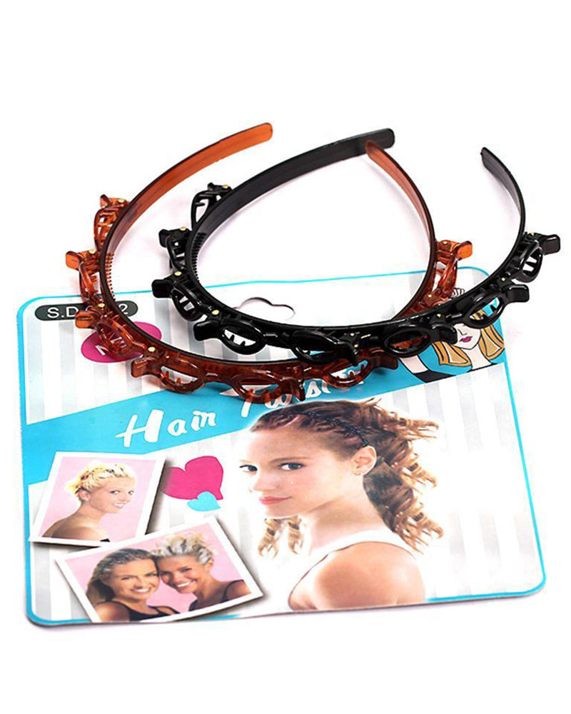 Double Bangs Hairstyle Hairpin