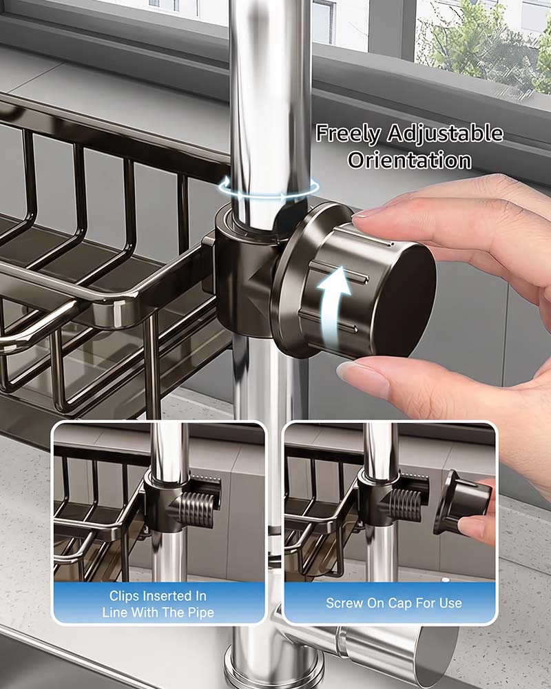 Kitchen Sink Faucet Organizer