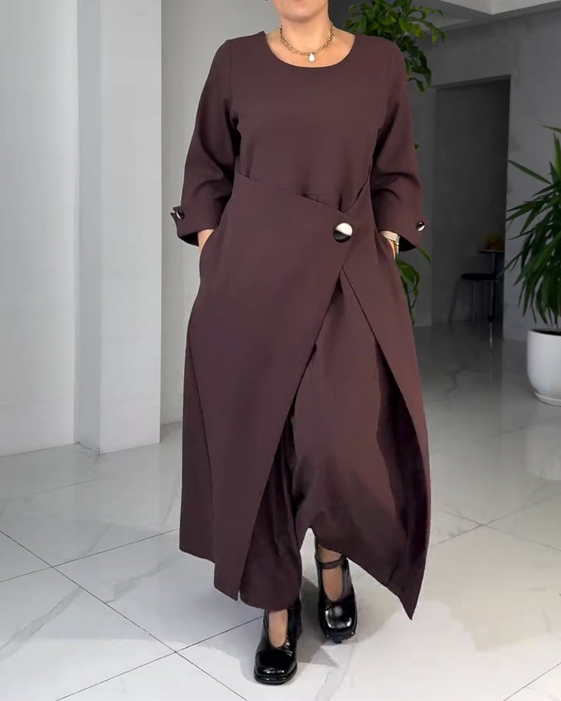 A-Line Fashionable Design Dress