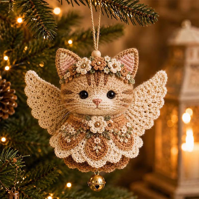 🪽 Animal Angel Crochet Ornament DIY Kit