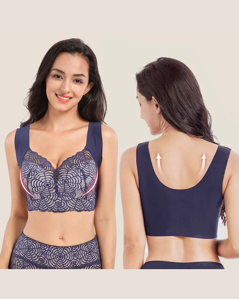 🤩LAST DAY OF SALE 🔥Ultimate Lifting & Support Lace Plus Size Bra