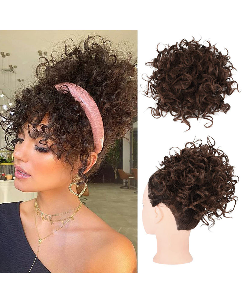 Drawstring Elastic Wave Wig