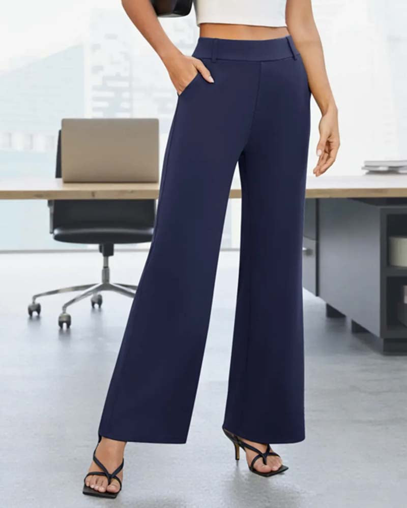 Draped Fit Suit Pants