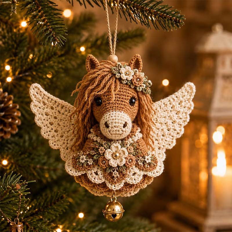 🪽 Animal Angel Crochet Ornament DIY Kit