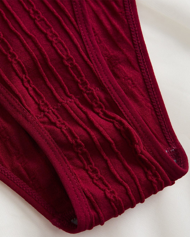 Mature Elegant High-Waist Cut Panties