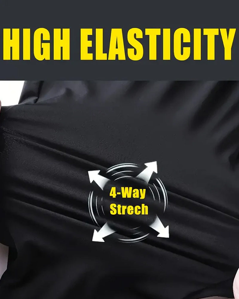 High Stretch Premium Italian Black Trouser