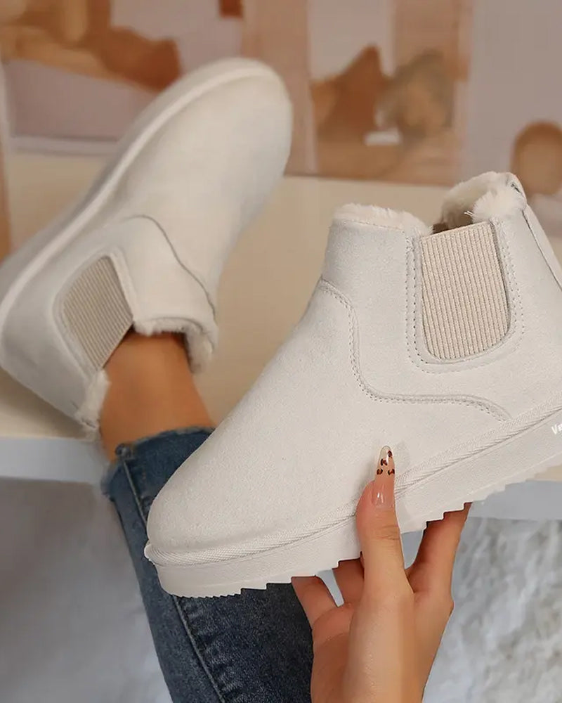 Women's Thick Soled Winter Snow Boots