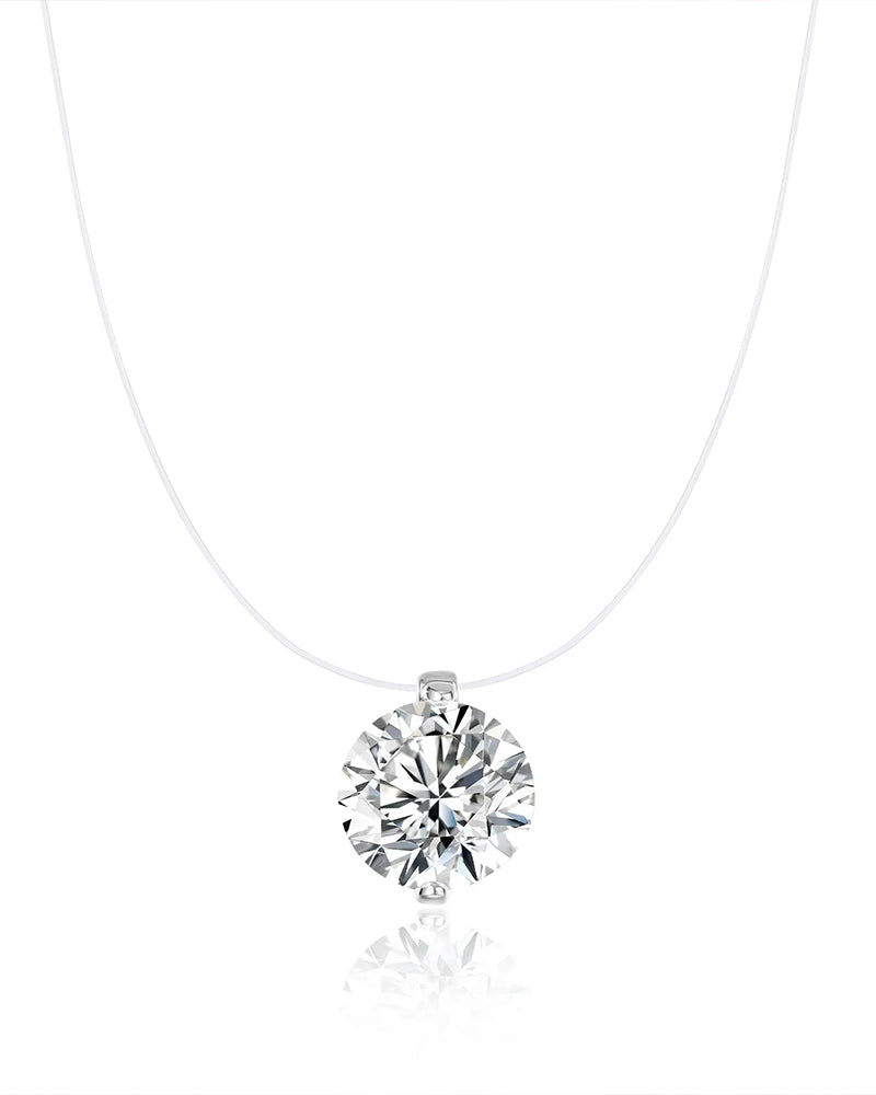 Invisible Simple Pendant Necklace