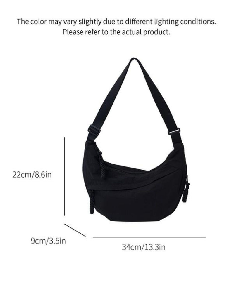 Nylon Dumpling Crossbody Bag