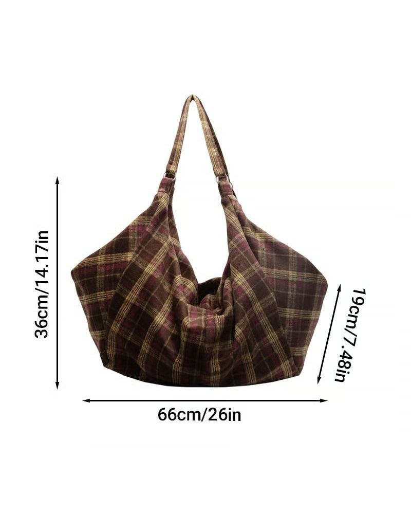 Casual Large-Capacity Crossbody Tote Bag