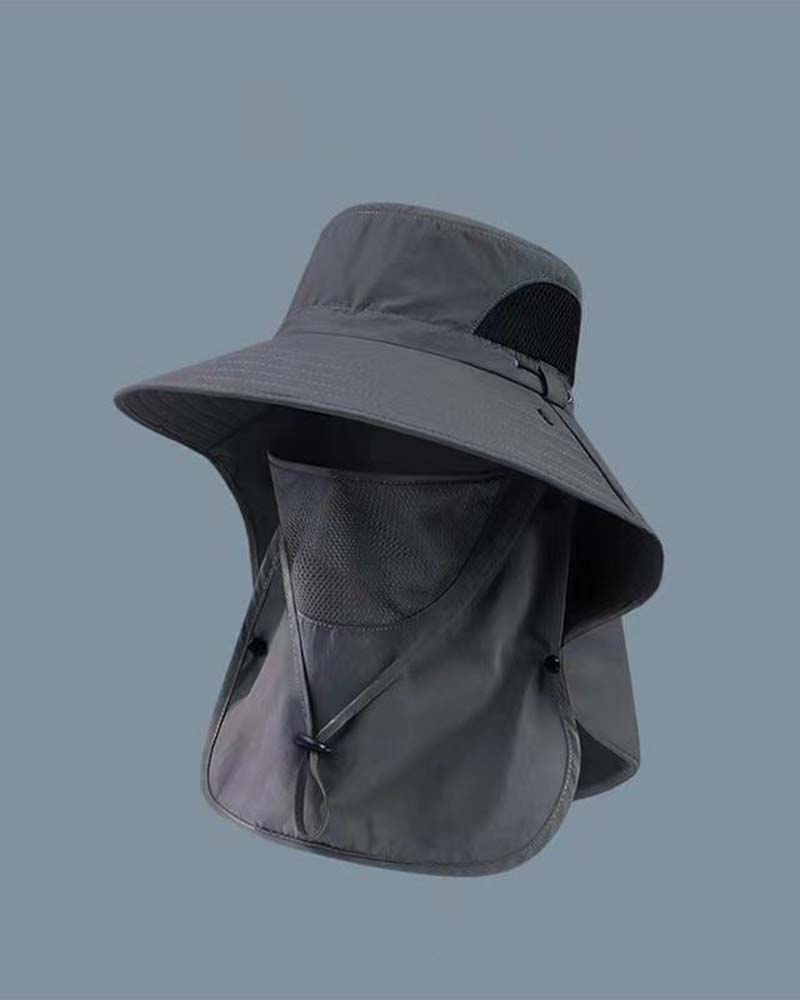 Face Covering Sun Protection Bucket Hat