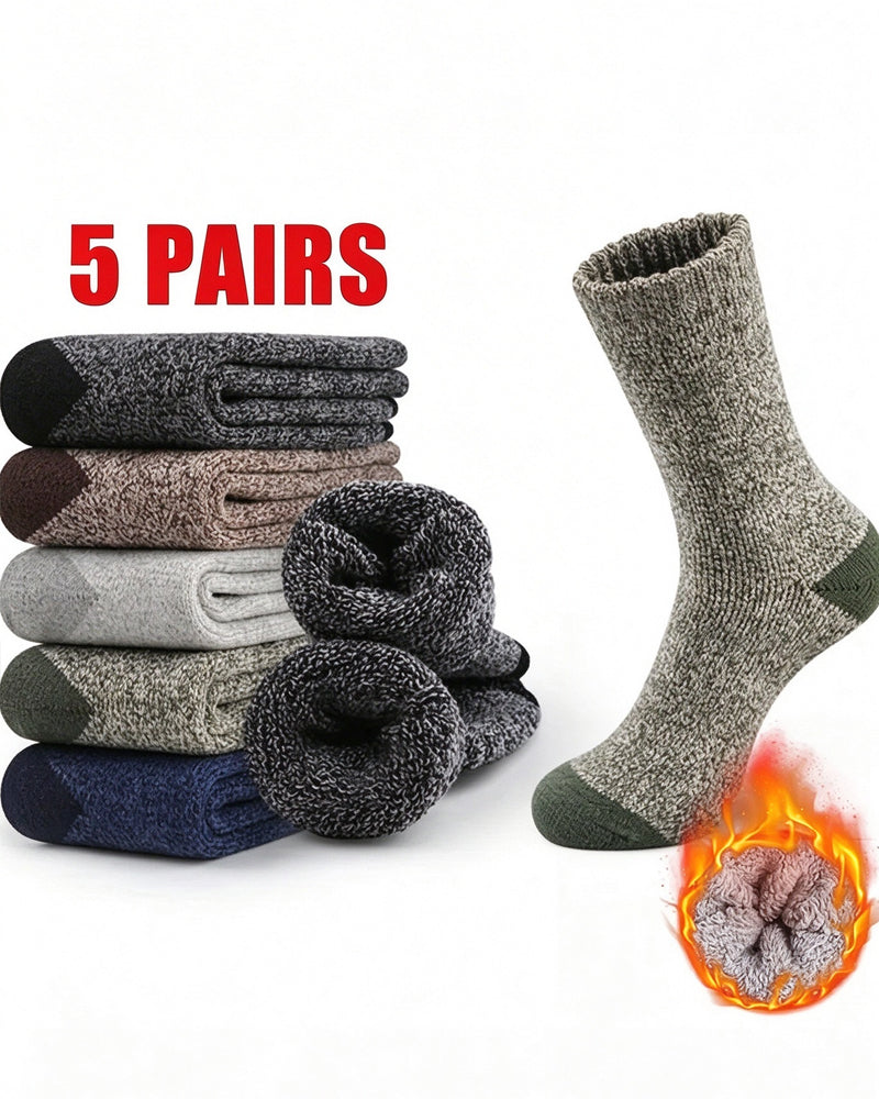 Pairs Thick Warm Winter Socks Soft Knit