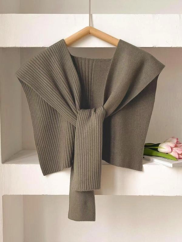 Casual Versatile Solid Color Shawl Scarf For Women