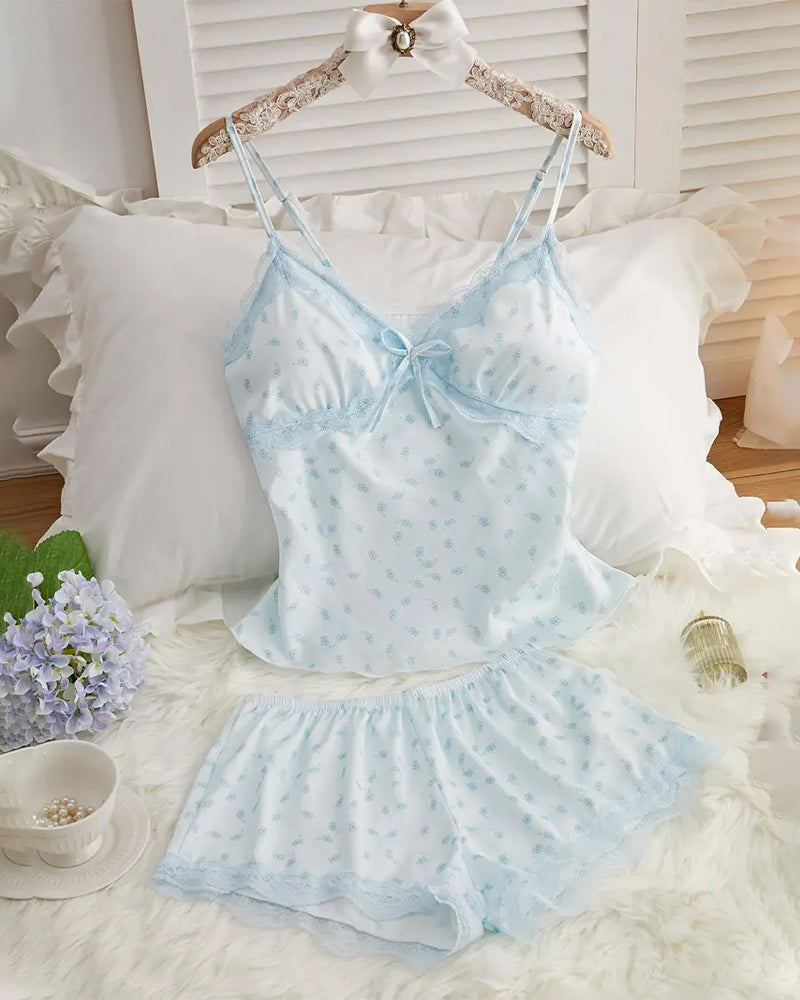 Sexy Lace Trim Lingerie Sleepwear