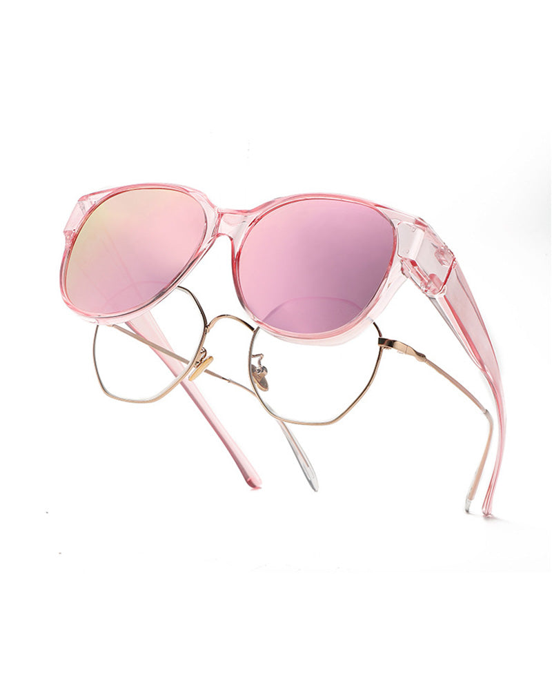 Polarized UV400 Protection Trendy Round Sunglasses