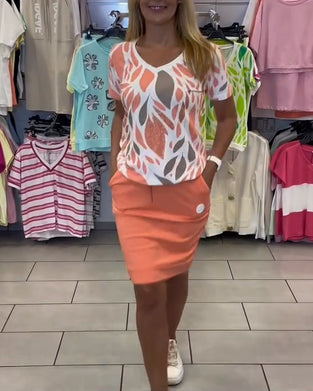 Temperament Commuter Skirt Two-Piece Suit