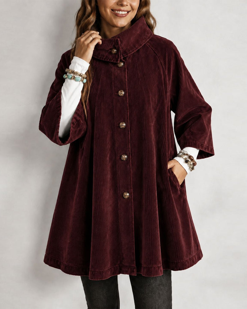 Buckle Mid-Length Pocket Coat