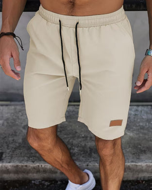 Leather Label Casual Shorts