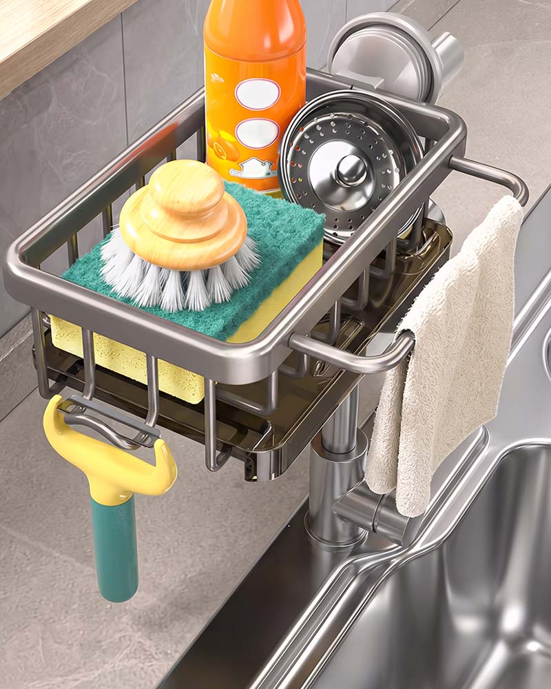 Kitchen Sink Faucet Organizer