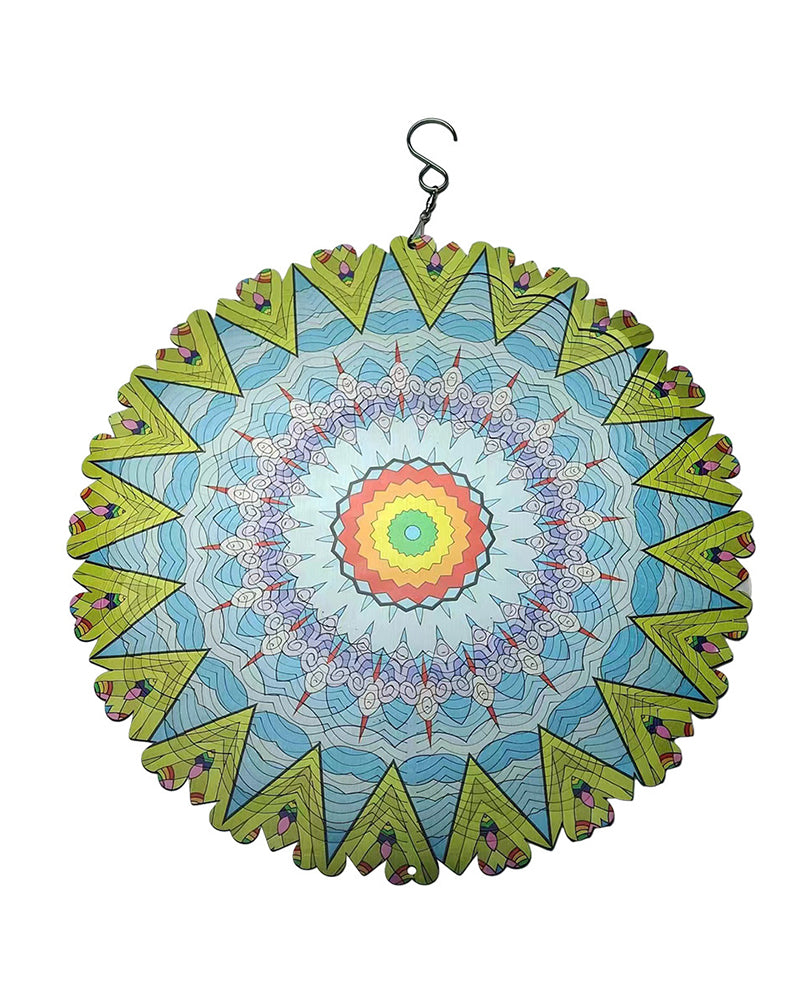 3D Colorful Wind Spinning Mandala