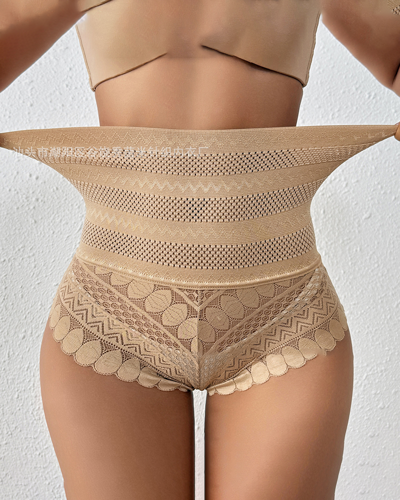 Shapewear Women's Seamless Pure Cotton Gusset Tummy Control Underpants Shaping Thong Women's Trousers Chafing Non-Slip Body Shape Shorts High Waisted Figure Underwear with Tummy Control
