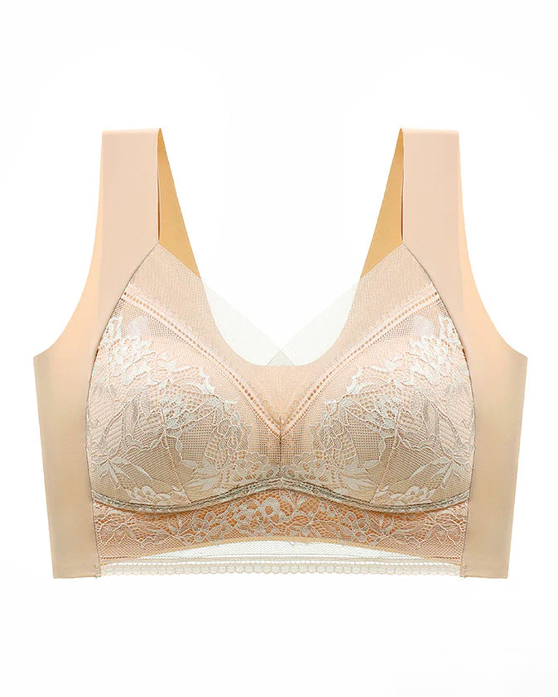 👙 Super comfortable and soft women's lace bra without steel ring