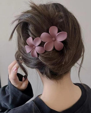 Girls‘ Floral Back Hair Clips