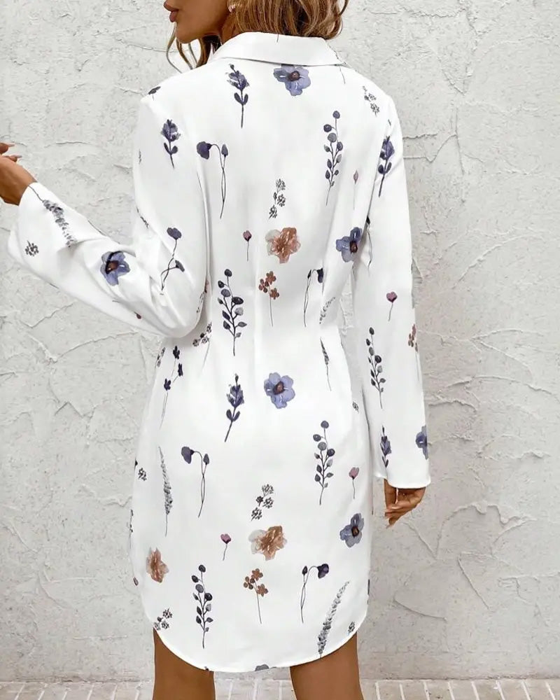 Fashion Print Fitted Dress