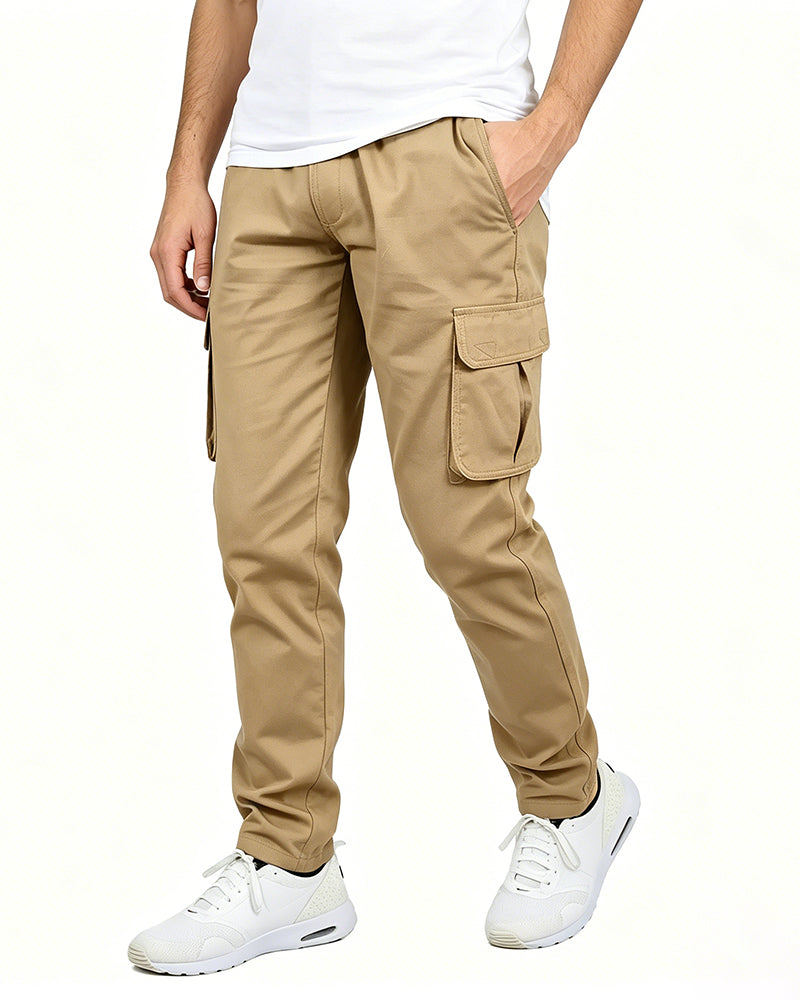 Straight Multi-Pocket Cargo Pants